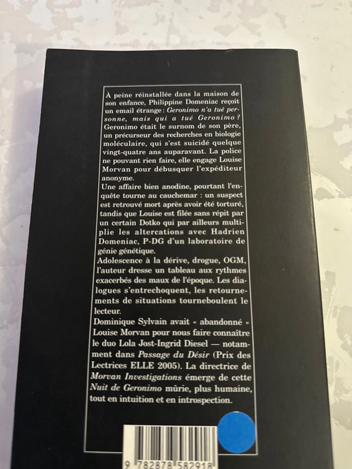 Livre la nuit de geronimo - Dominique Sylvain - photo numéro 5