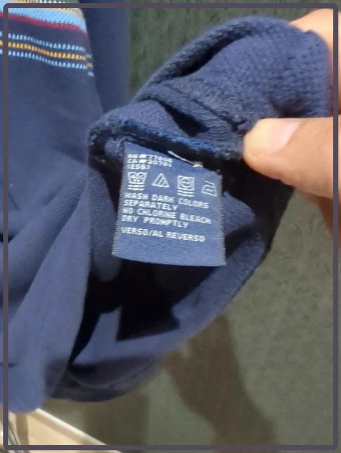 Polo Tommy Hilfiger taille L homme bleu marine - photo numéro 4