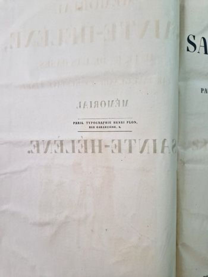 Livre ancien  , Mémorial de Sainte Helene  , Las Cases ,  librairie éditeur Gustave barba  ,  1844 - photo numéro 7