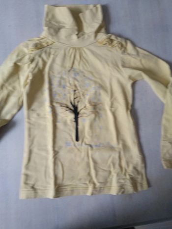 Sous-pull jaune arbre 6 ans