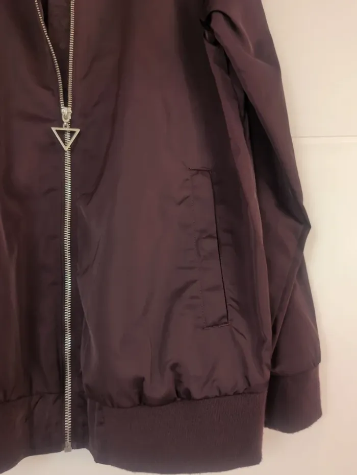 Bomber long bordeaux - photo numéro 2