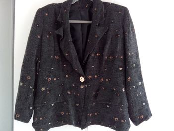 Veste avec motifs