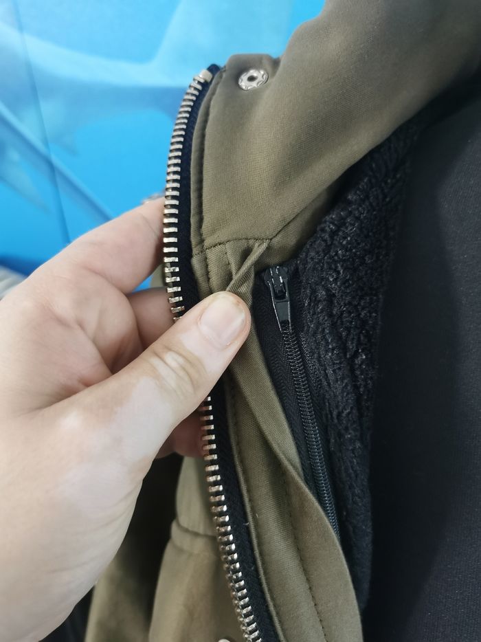 Manteau mango kaki m - photo numéro 5