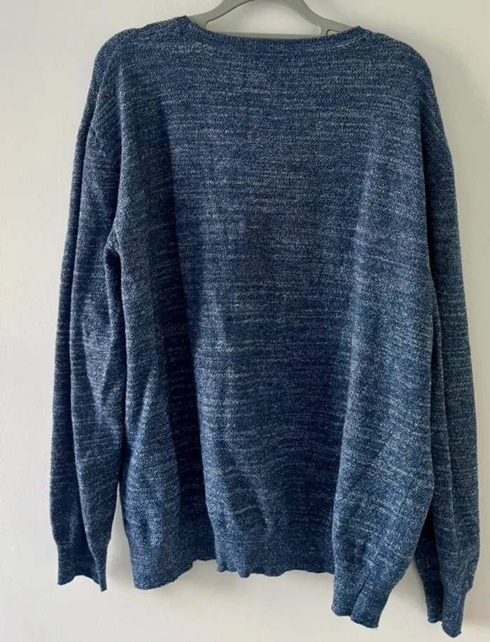 Pull bleu chiné Tom Tailor – Taille XL - photo numéro 5