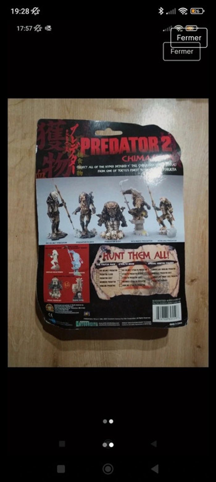 Figurine howling stealth predator 2 chimasuta 2005 - photo numéro 2