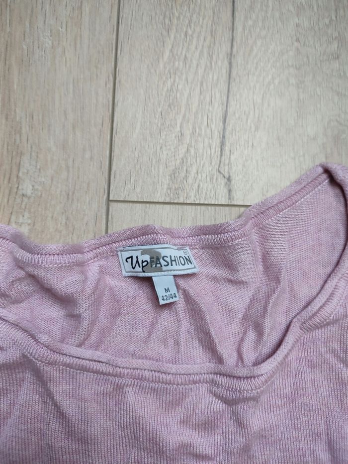 Pull fin femme rose - photo numéro 2