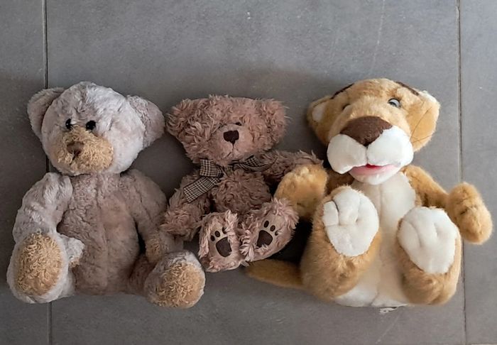 Lot de 3 peluches - photo numéro 2
