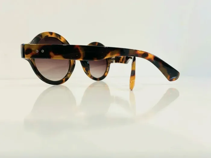 Lunette de soleil mixte Polarisée marron léopard verres dégradés uvprotection catégorie 3 - photo numéro 5
