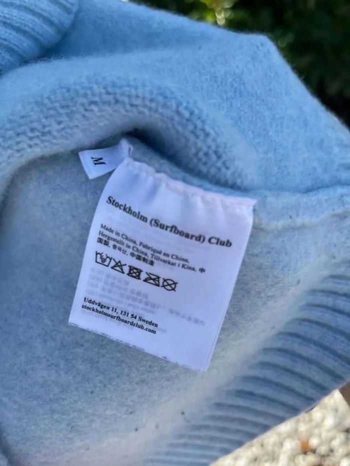 Stockholm (Surfboard) Club Knit Sweat blue - photo numéro 4