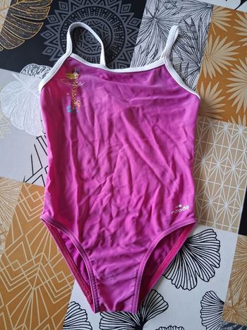 Maillot de bain fille 1 pièce rose 5 ans
