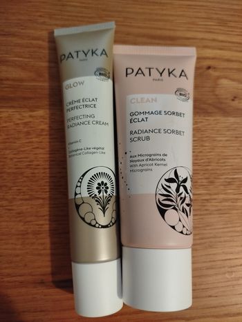 Patyka crème éclat perfectrice+ gommage sorbet éclat