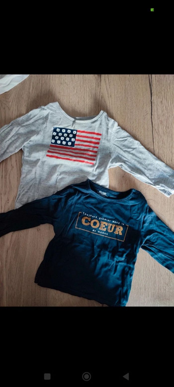 Lot t-shirts manches longues