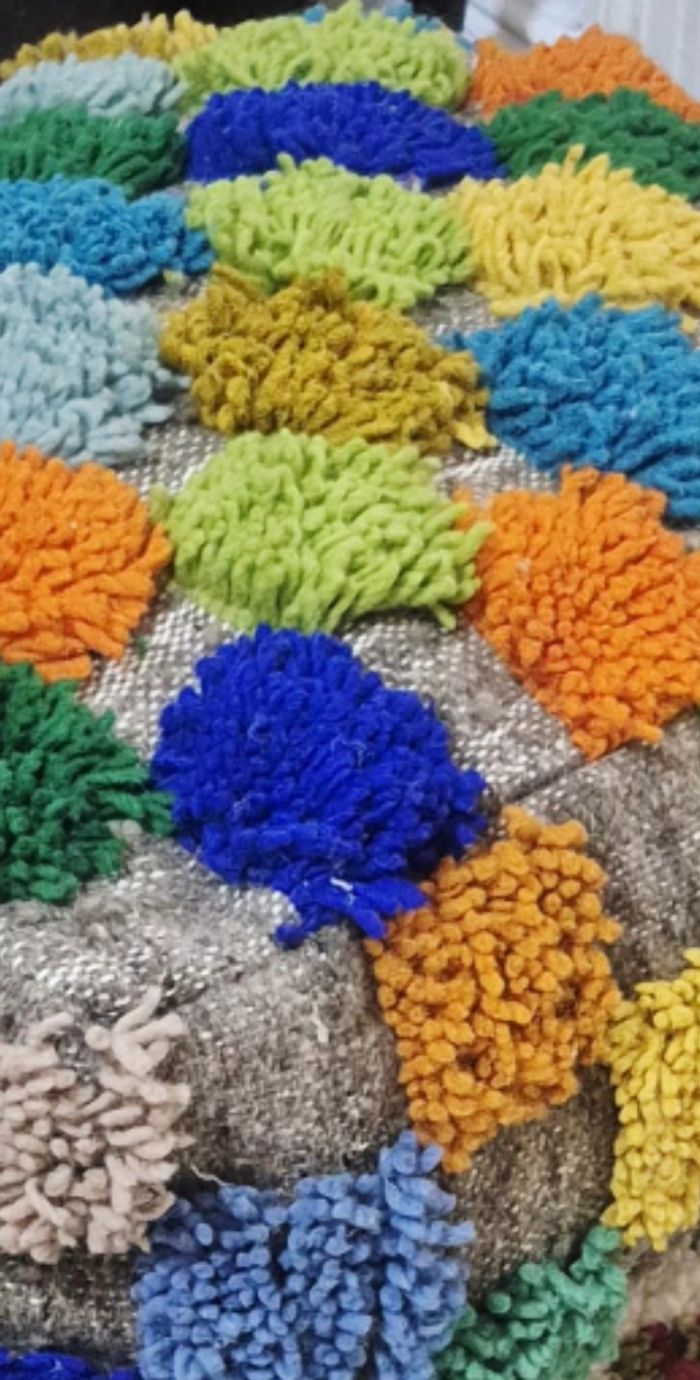 Pouf Berbère Artisanal - photo numéro 3