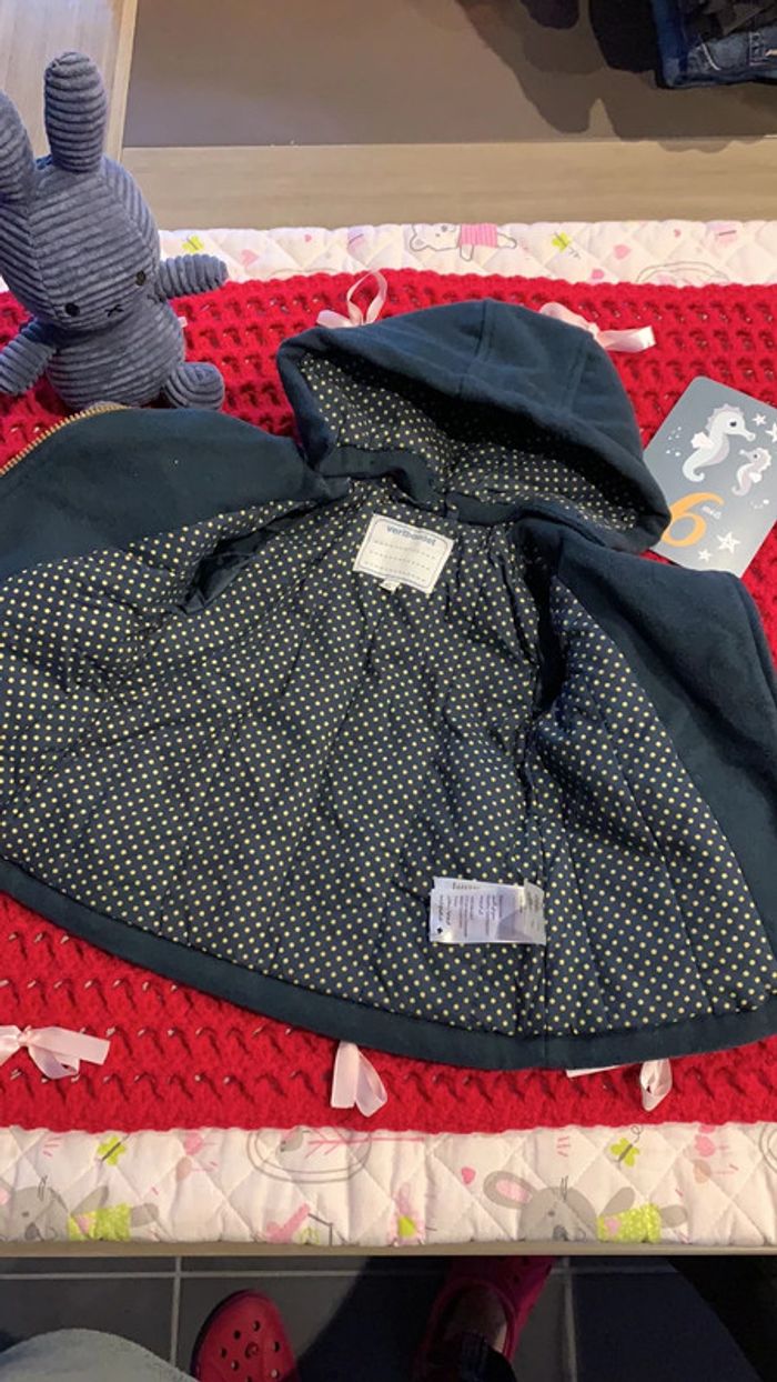 Manteau Vertbaudet 6 mois neuf - photo numéro 3