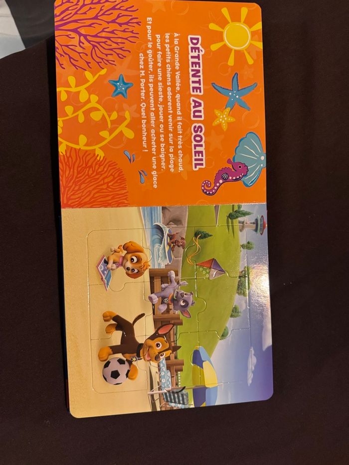 Mon petit Livre puzzle Pat Patouille 5 x 9 pièces - photo numéro 5