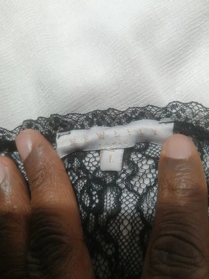 haut et t-shirt Newlily paris noir taille L - photo numéro 6