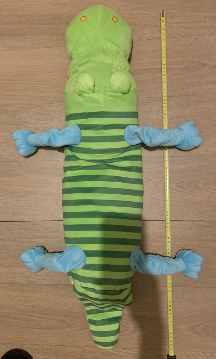Crocodiles géant 92cm lit enfant ou bloc roulade - photo numéro 2