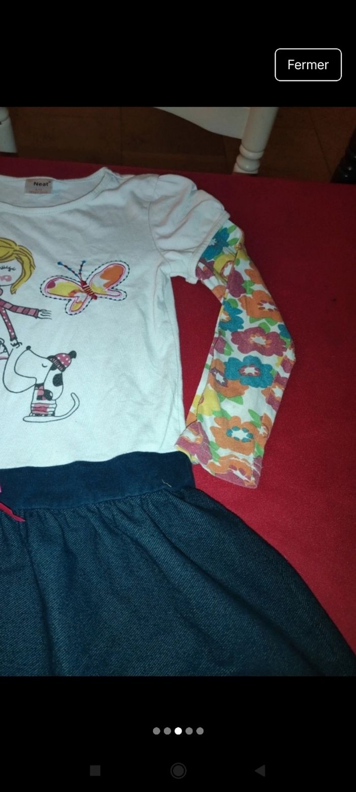 Très belle robe fille e49 - photo numéro 3