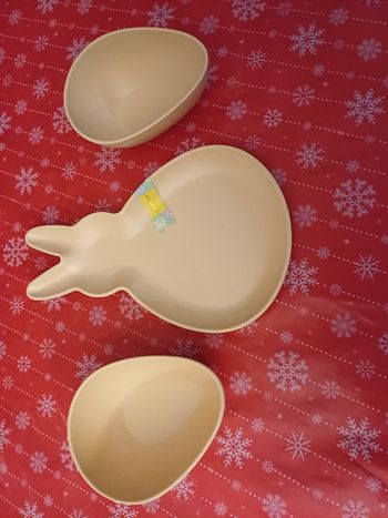 Lot de plat pour pâques 