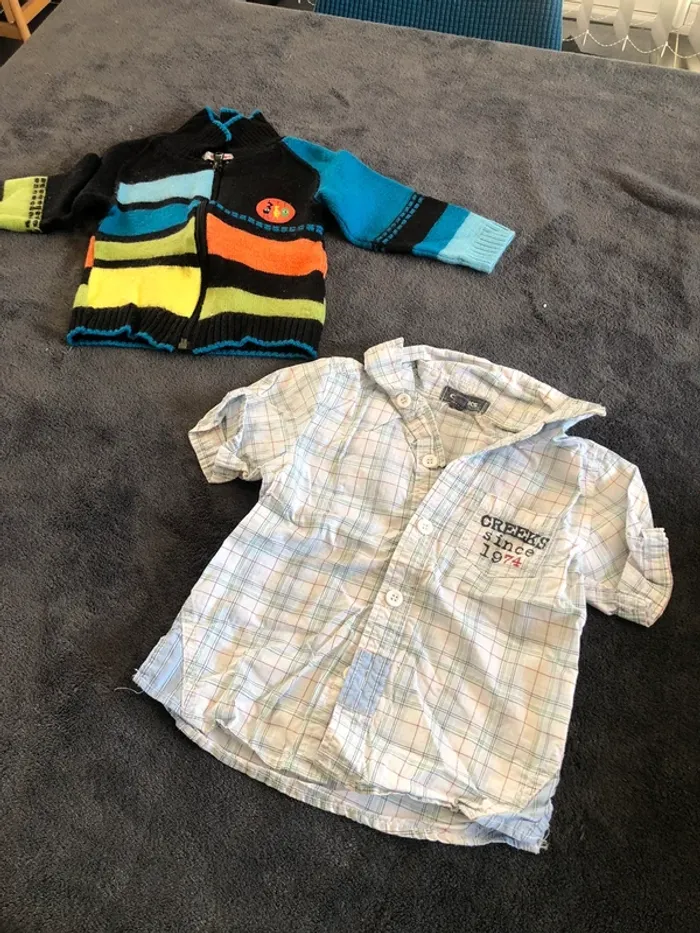 Lot vêtements bébé garçon 12 mois - photo numéro 5