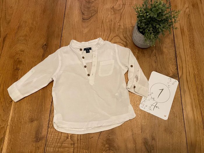 Chemise kiabi manches longues 12 mois