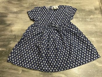 Robe bleu et blanc