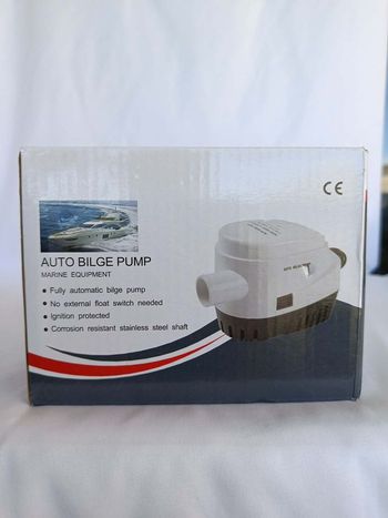 Pompe de cale automatique 24V 750GPH avec flotteur