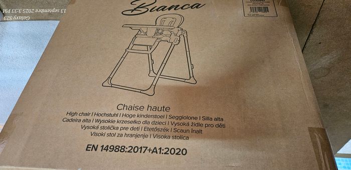 Chaise haute multi positions