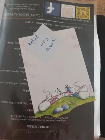 Feuille Diddl relief 9 0,60€