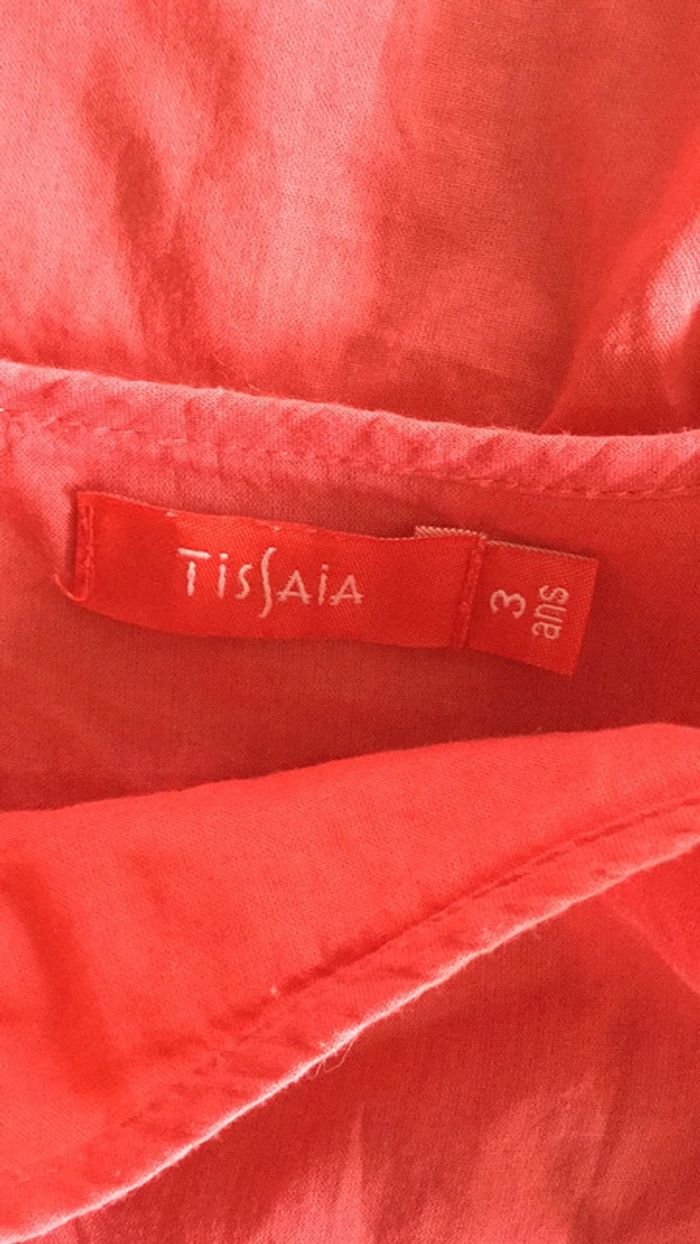 Top bretelles à volants corail 3 ans - photo numéro 4