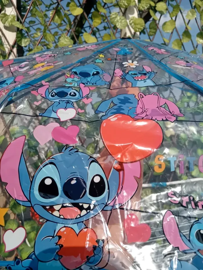 Parapluie transparent stitch et angel neuf - photo numéro 7