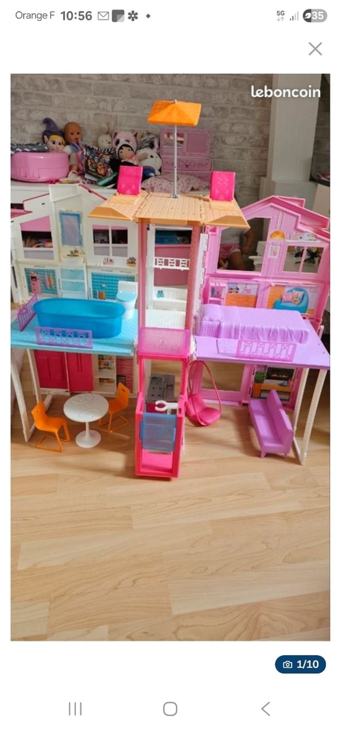 Maison barbie pliante