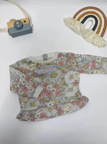 T-shirt Levi's à fleurs fille 6 mois longues manches