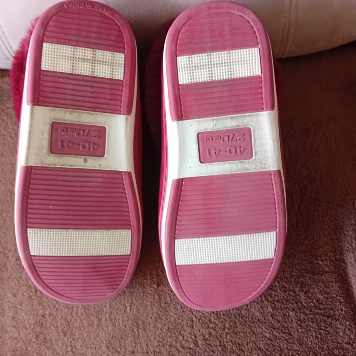 Faby27800 Pantoufles - chaussons en velours pour l'hiver - couleur : bordeaux - Fourrure à la chevil - photo numéro 3