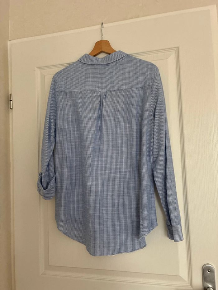 Chemise rayée bleu et blanche Etam - photo numéro 4