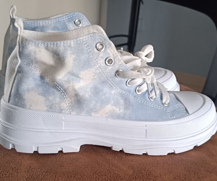 Baskets montantes tissus Tye and Dye 39 - photo numéro 3