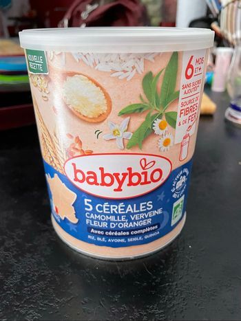 Babybio céréales nuit