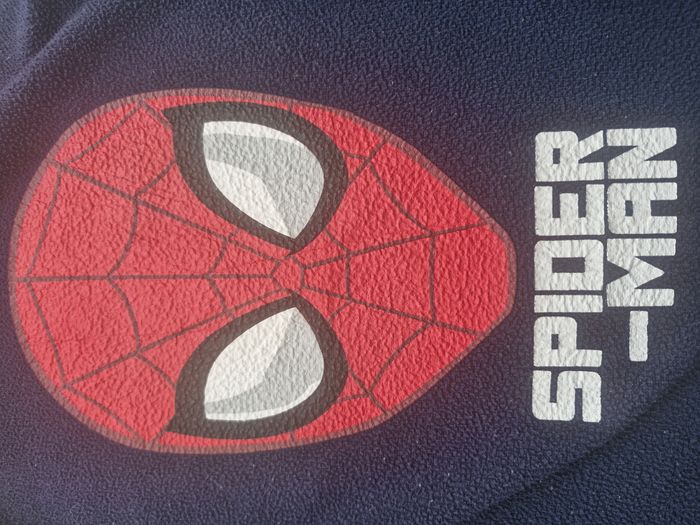 Pyjama 2 pièces 4 ans Marvel SpiderMan Bleu marine gris toiles et araignées - photo numéro 7