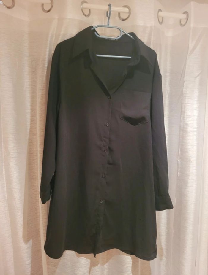 Robe chemise noir