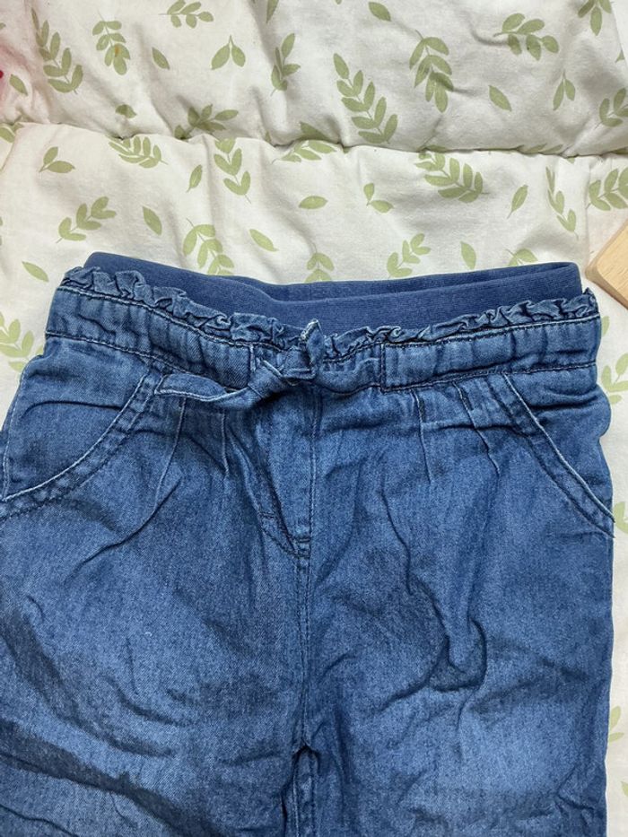 jean bleu foncé doublé kimbaloo 24 mois - photo numéro 4