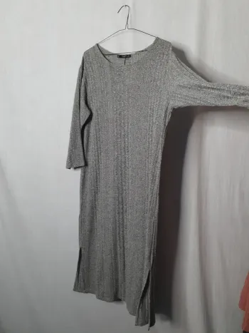 Robe pull grise