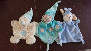 Lot de 3 peluches