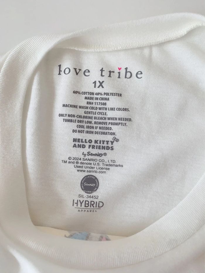 Top T-shirt style Oversize Sanrio Family Hello Kitty Melody Cinnamoroll Pompompurin - photo numéro 9