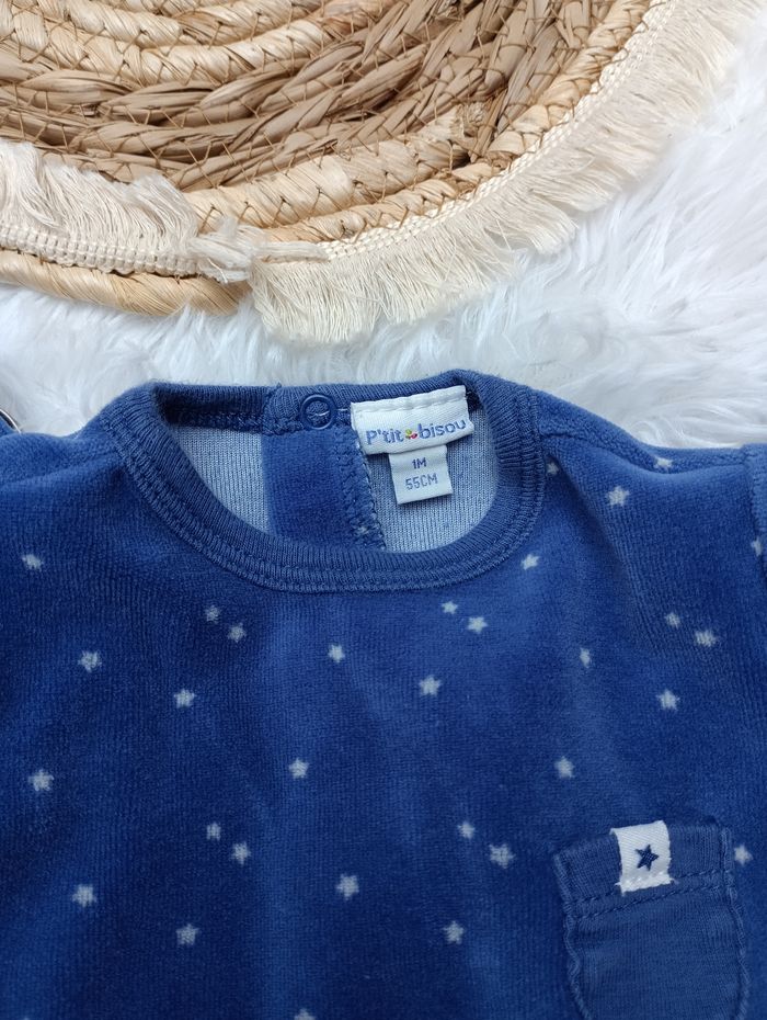 Pyjama comme neuf p'tit bisou 1 mois - photo numéro 3