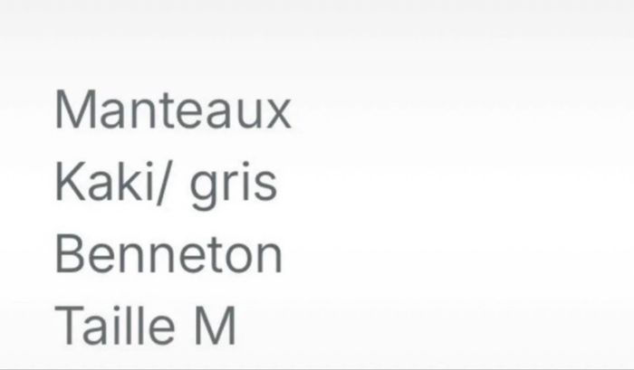 Manteau Benetton - photo numéro 9