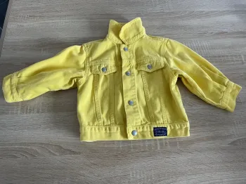 Veste jaune Benetton fille