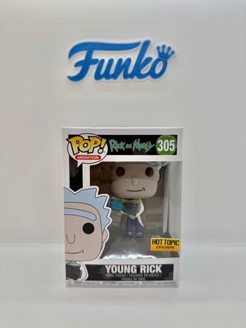 Funko Pop Rick et Morty Young Rick 305 Hot Topic 🇺🇸