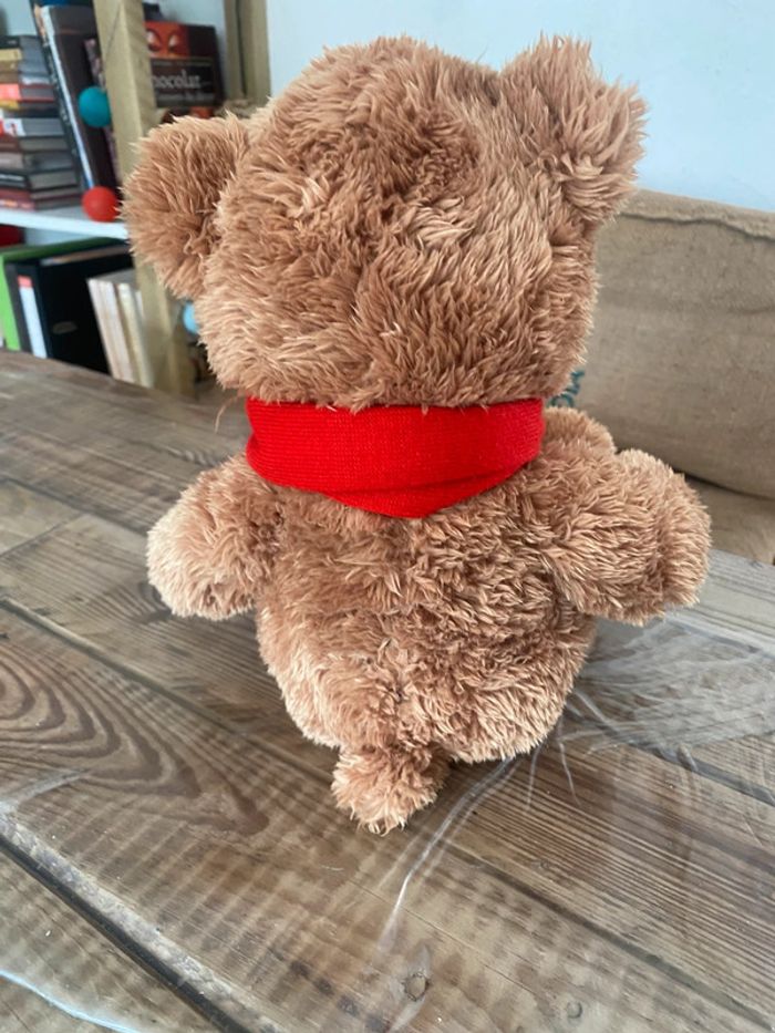 peluche ours marron la grande récré 27 cm - photo numéro 3