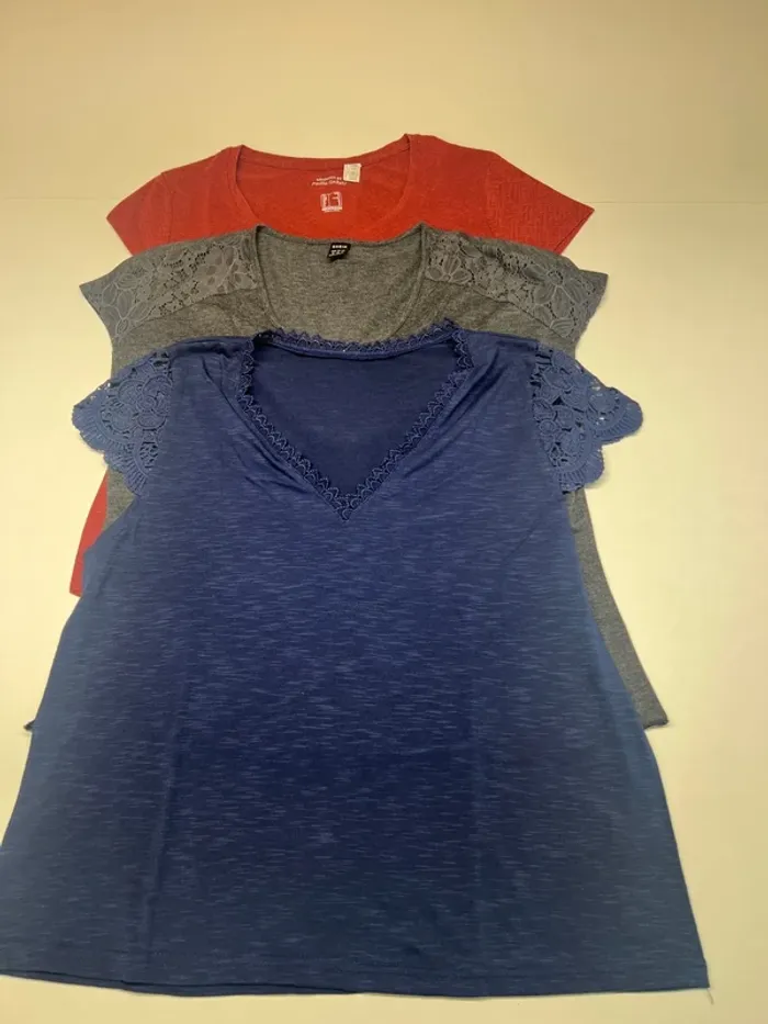 Lot de 3 tee shirt