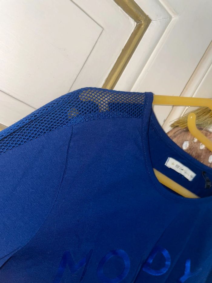 Tee shirt à manches longues Bleu Ikks - photo numéro 2